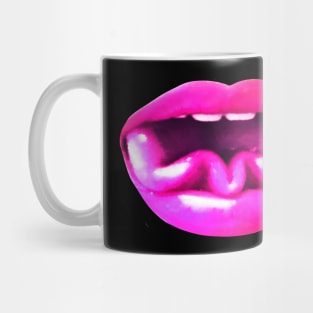 Pink Three Leaf Clover Tongue Mug